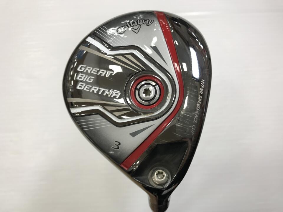 【中古】キャロウェイ GREAT BIG BERTHA 2016 フェアウェイウッド 3W 15° Sフレックス 43.0インチ BIG BERTHA Cランク 右利き用 Callaway ゴルフクラブ ゴルフドゥ ゴルフ用品 GOLF DO 中古ゴルフクラブ
