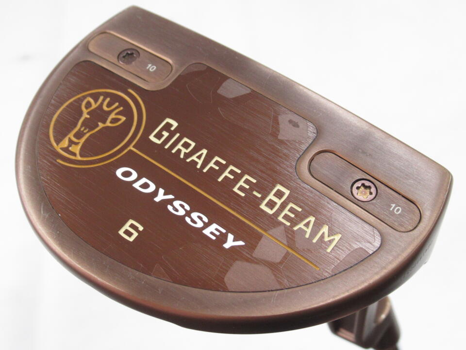 【中古】オデッセイ GIRAFFE-BEAM #6 パター 34.0インチ ヘッドカバーあり オリジナルスチール Cランク 右利き用 ODYSSEY ゴルフクラブ ゴルフドゥ ゴルフ用品 GOLF DO 中古ゴルフクラブ