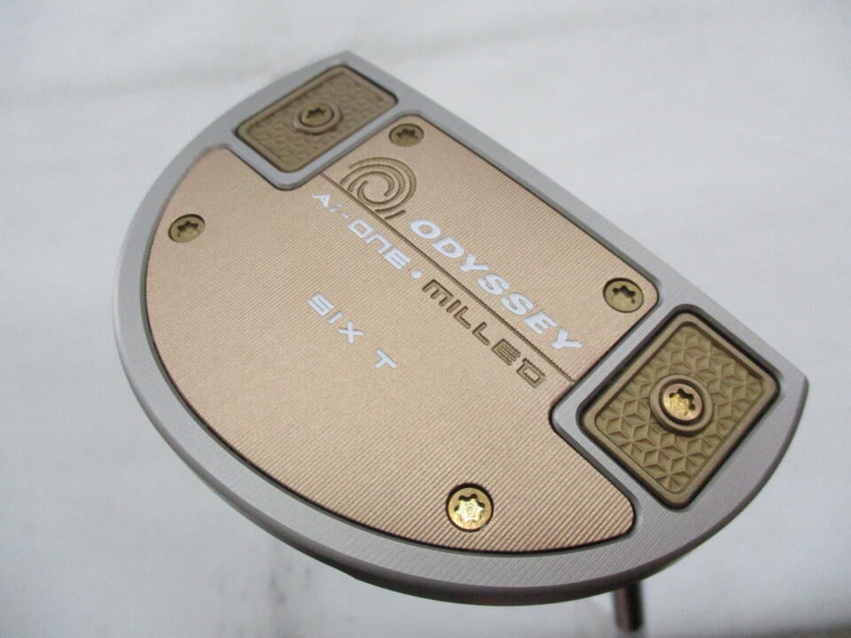 【中古】オデッセイ Ai-ONE MILLED SILVER SIX T パター 34.0インチ ヘッドカバーあり オリジナルスチール Cランク 右利き用 ODYSSEY ゴルフクラブ ゴルフドゥ ゴルフ用品 GOLF DO 中古ゴルフクラブ