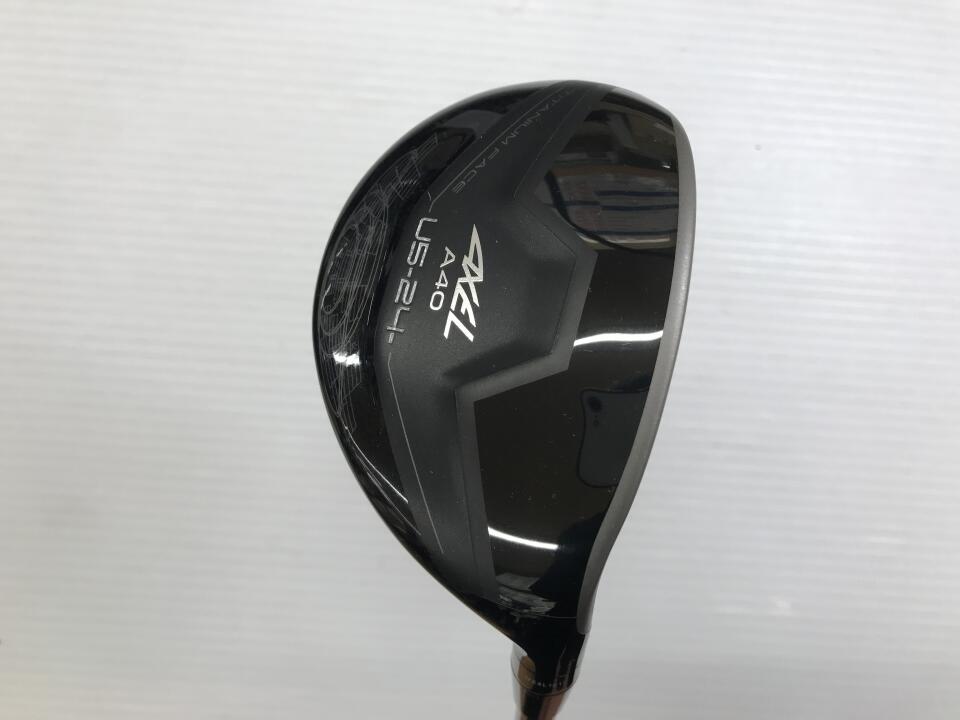 【中古】ツルヤ AXEL A40 ユーティリティ 24&deg; Rフレックス 39.0インチ ヘッドカバーあり AXEL A40 Bランク 右利き用 TSURUYA ゴルフクラブ ゴルフドゥ ゴルフ用品 GOLF DO 中古ゴルフクラブ｜ゴルフ ドゥ 中古クラブ店