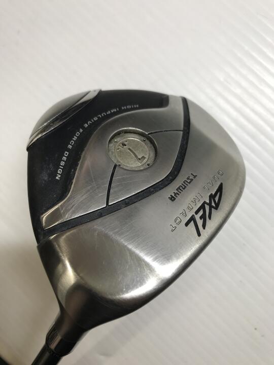 【中古】ツルヤ アクセルデュアルインパクト HM(2007) フェアウェイウッド 7W 21° Rフレックス 41.5インチ アクセルデュアルインパクトHM Cランク 右利き用 TSURUYA ゴルフクラブ ゴルフドゥ ゴル