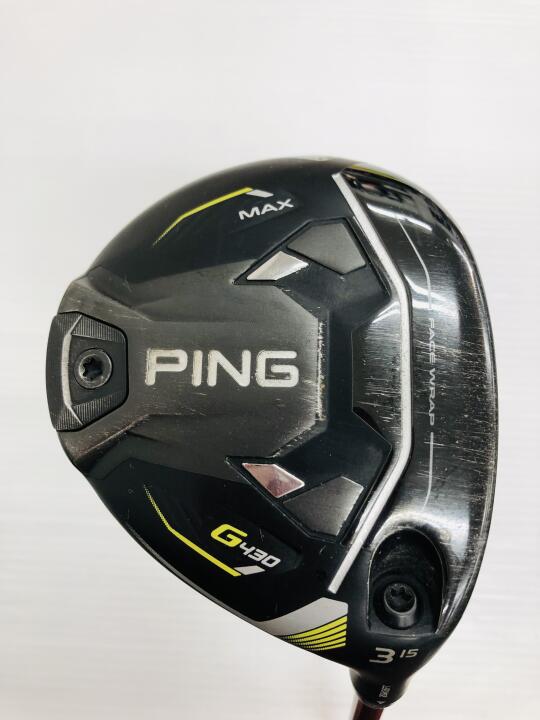 【中古】ピン G430 MAX フェアウェイウッド 3W 15° Xフレックス 43.0インチ VENTUS TR RED リシャフト品 Dランク 右利き用 PING ゴルフクラブ G430マックス ゴルフドゥ ゴルフ用品 GOLF DO 中古ゴルフクラ