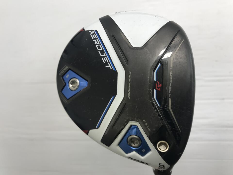 【中古】コブラ AEROJET MAX フェアウェイウッド 5W 18.5° Rフレックス 42.5インチ ヘッドカバーあり SPEEDER NX for Cobra(AEROJET) Dランク 右利き用 COBRA ゴルフクラブ エアロジェットマックス ゴルフド