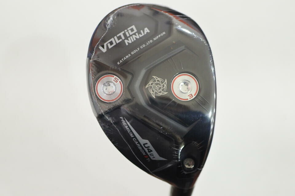 【中古】カタナゴルフ VOLTIO NINJA PREMIUM CARBON 2 ユーティリティ 21° Sフレックス 41.0インチ ヘッドカバーあり ツアーAD VG-02U Sランク 右利き用 KATANA ゴルフクラブ ゴルフドゥ ゴルフ用品 GOLF DO