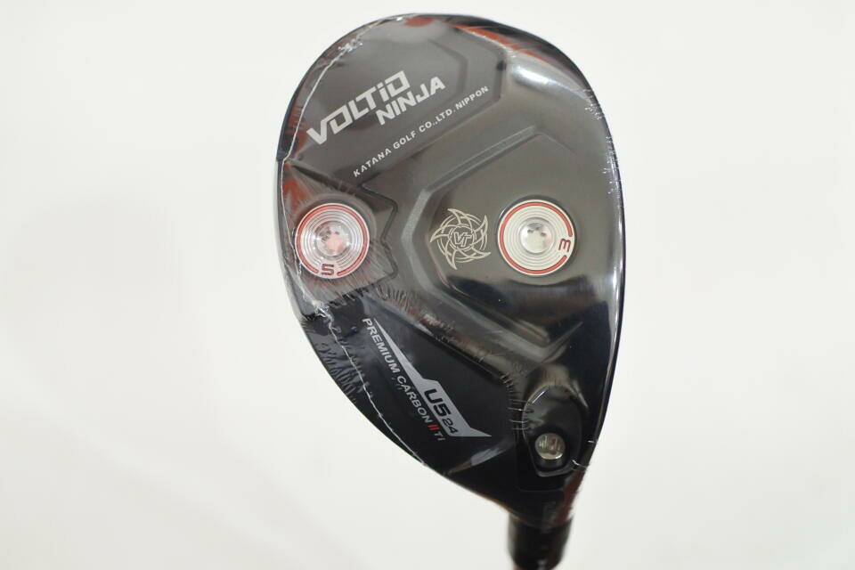 中古】カタナゴルフ VOLTIO NINJA PREMIUM CARBON 2 ユーティリティ 24