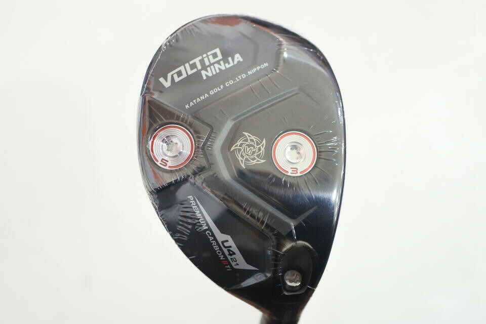 【中古】カタナゴルフ VOLTIO NINJA PREMIUM CARBON 2 ユーティリティ 21° Rフレックス 40.0インチ ヘッドカバーあり ツアーAD VG-02U Sランク 右利き用 KATANA ゴルフクラブ ゴルフドゥ ゴルフ用品 GOLF DO