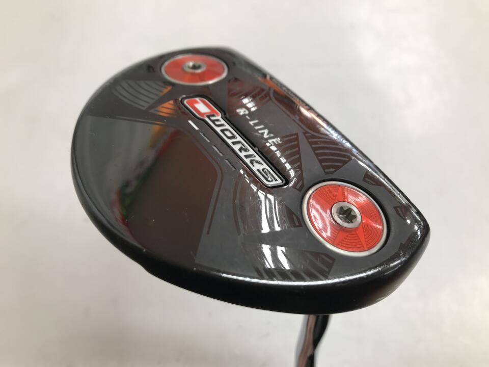 【中古】【訳あり】オデッセイ O-WORKS R-LINE パター 34.0インチ ヘッドカバーあり オリジナルスチール Dランク 右利き用 ODYSSEY ゴルフクラブ ゴルフドゥ ゴルフ用品 GOLF DO 中古ゴルフクラブ