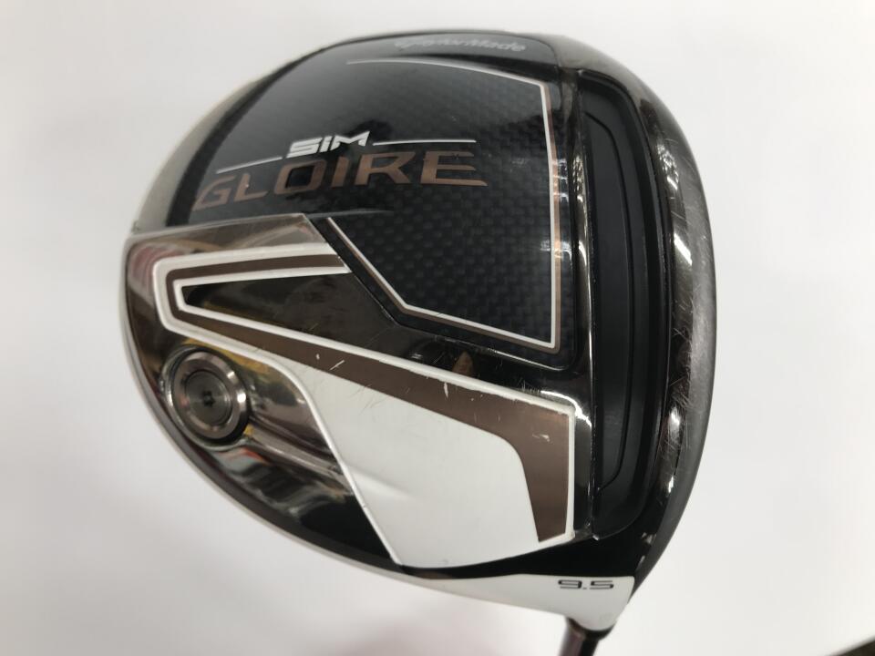 【中古】テーラーメイド SIM GLOIRE ドライバー 9.5° Sフレックス 45.5インチ ヘッドカバーあり ディアマナ TB50 Dランク 右利き用 Taylormade ゴルフクラブ シムグローレ ゴルフドゥ ゴルフ用品 GOLF D