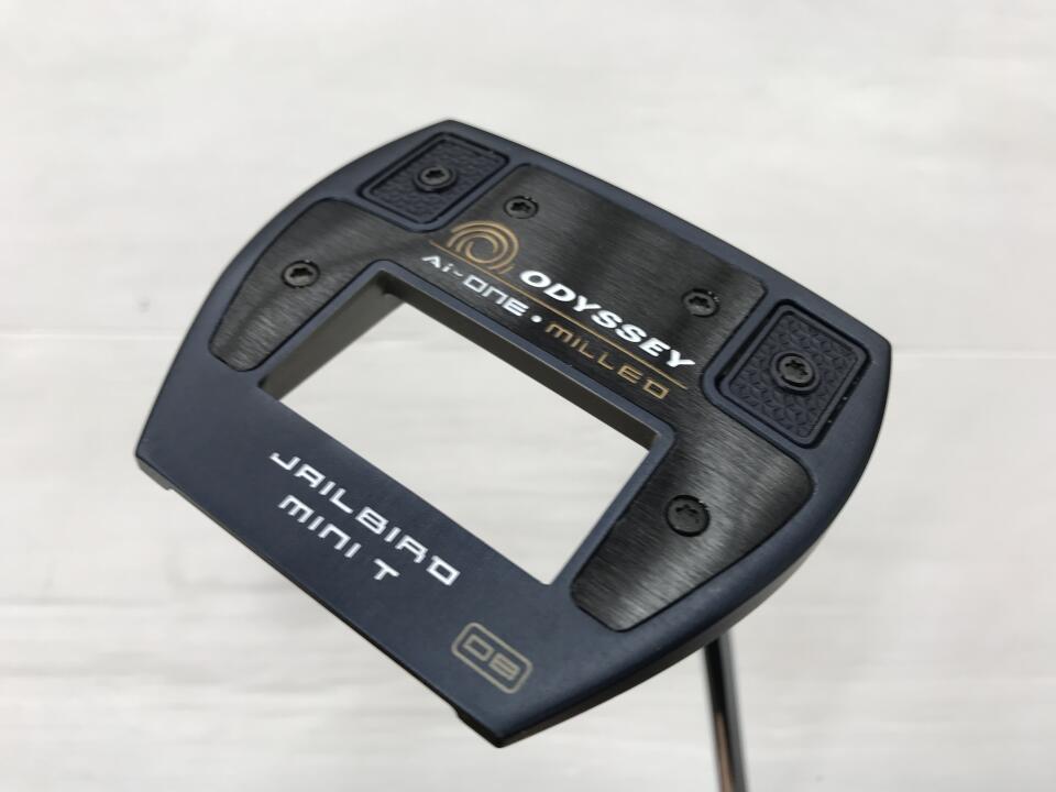【中古】オデッセイ Ai-ONE MILLED JAILBIRD MINI VERSA90 T パター 34.0インチ ヘッドカバーあり オリジナルスチール Bランク 右利き用 ODYSSEY ゴルフクラブ ゴルフドゥ ゴルフ用品 GOLF DO 中古ゴルフクラ