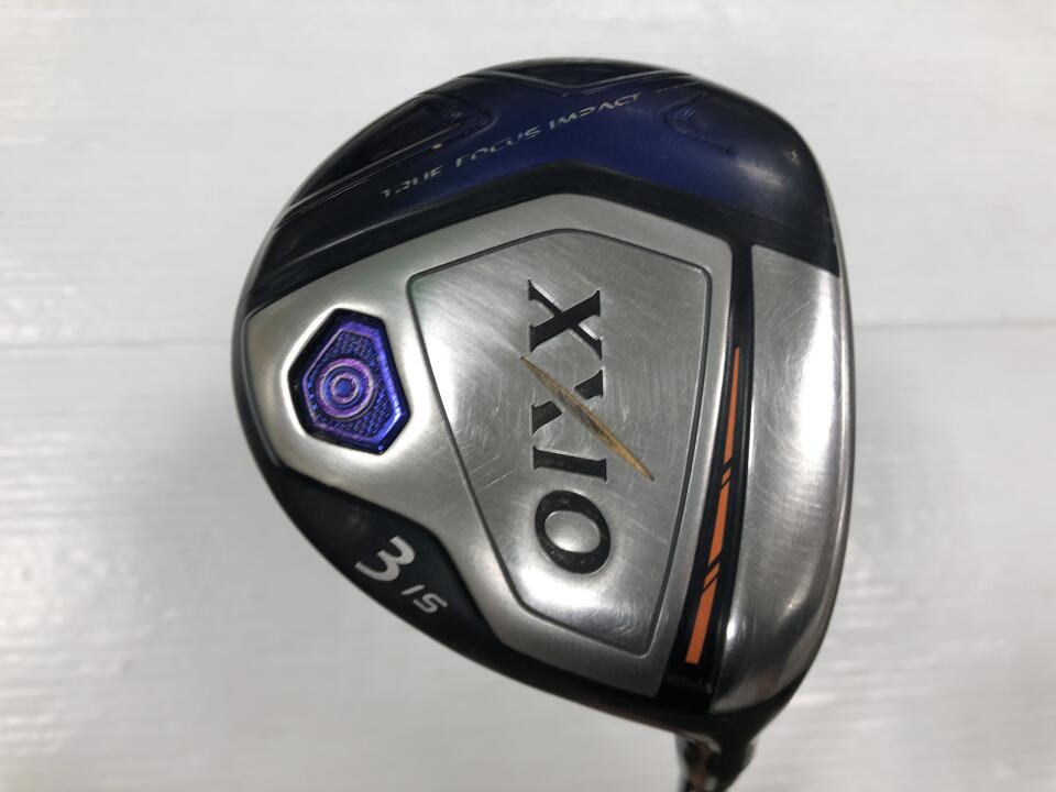【中古】ダンロップ XXIO 10 ネイビー フェアウェイウッド 3W 15° Sフレックス 43.75インチ ヘッドカバーあり MP1000 ネイビー Cランク 右利き用 DUNLOP ゴルフクラブ ゼクシオ10 ゴルフドゥ ゴルフ用