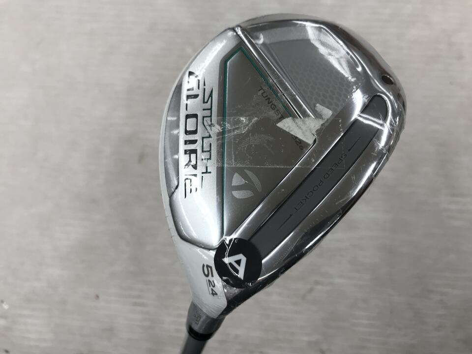 【中古】【レディースモデル】テーラーメイド STEALTH GLOIRE レディス ユーティリティ 24° Aフレックス 38.5インチ SPEEDER NX for TM Sランク 右利き用 Taylormade ゴルフクラブ ステルスグローレ ゴル