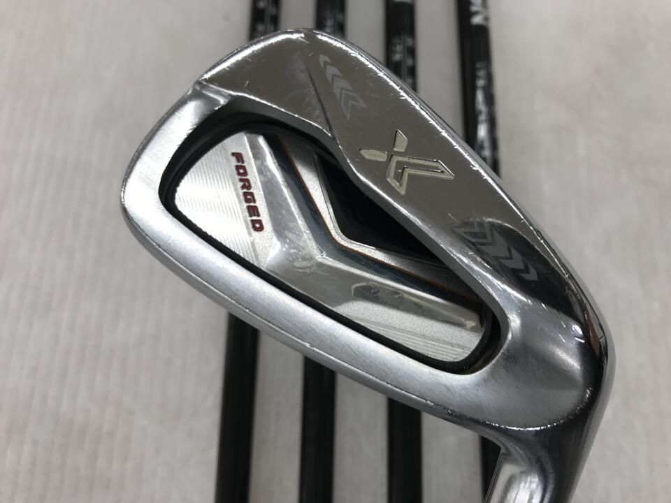 【中古】ダンロップ XXIO X-eks- アイアンセット Sフレックス 37.75インチ RAUNE i75 リシャフト品 Cランク 右利き用 DUNLOP ゴルフクラブ ゼクシオエックス ゴルフドゥ ゴルフ用品 GOLF DO 中古ゴルフ