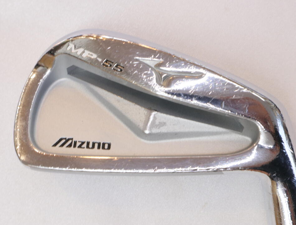 【中古】ミズノ MP-55 アイアンセット R300フレックス 37.75インチ ダイナミックゴ?ルドSL リシャフト品 Dランク 右利き用 MIZUNO ゴルフクラブ ゴルフドゥ ゴルフ用品 GOLF DO 中古ゴルフクラブ