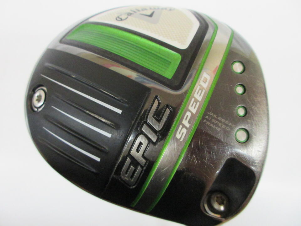 【中古】キャロウェイ EPIC SPEED ドライバー 9.0° Xフレックス 45.25インチ ｽﾋﾟ-ﾀﾞ-569EVOLUTION　7 リシャフト品 Dランク 右利き用 Callaway ゴルフクラブ エピックスピード ゴルフドゥ ゴルフ用