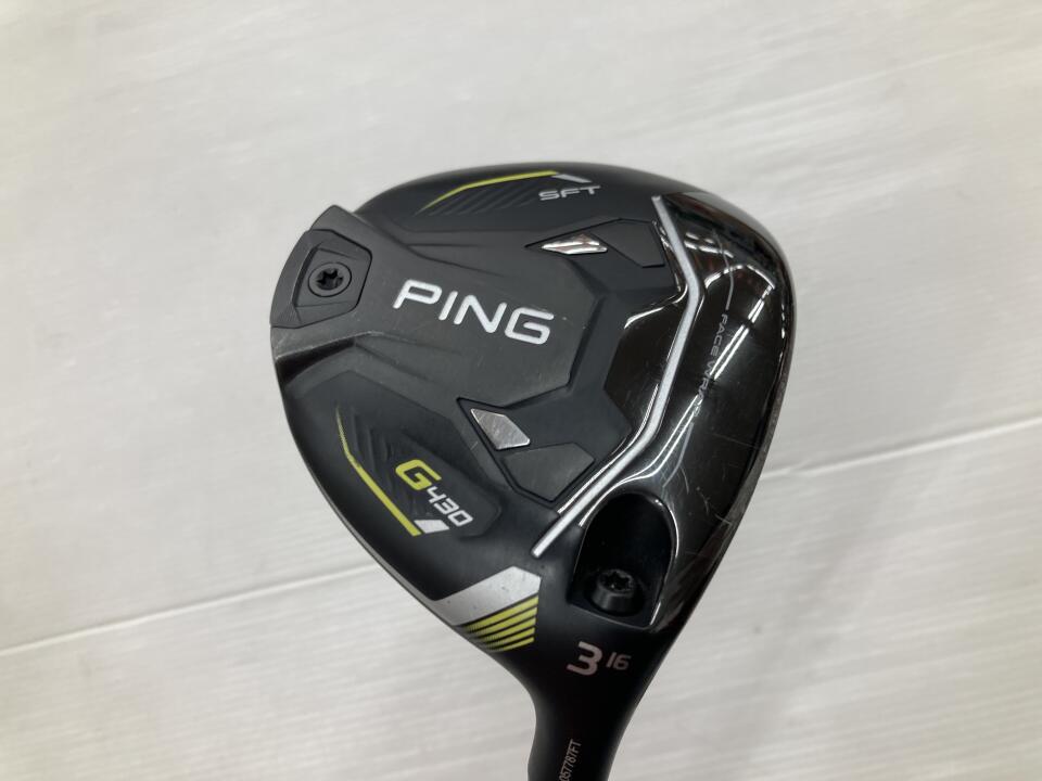 【中古】ピン G430 SFT フェアウェイウッド 3W 16° Rフレックス 42.75インチ ヘッドカバーあり ALTA J CB　BLUE リシャフト品 Cランク 右利き用 PING ゴルフクラブ ゴルフドゥ ゴルフ用品 GOLF DO 中古ゴ