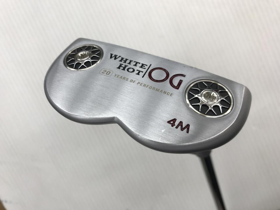 【中古】オデッセイ ホワイト ホット OG #4M パター 33.0インチ ヘッドカバーあり オリジナルスチール Cランク 右利き用 ODYSSEY ゴルフクラブ ゴルフドゥ ゴルフ用品 GOLF DO 中古ゴルフクラブ