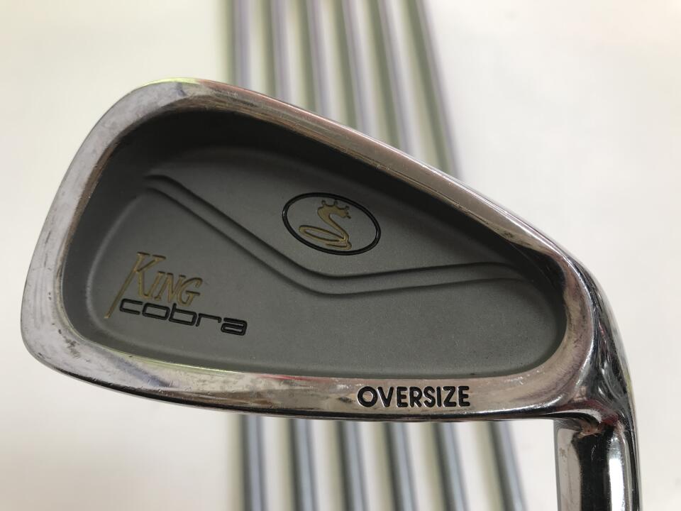 【中古】【訳あり】コブラ キングコブラ オーバーサイズ アイアンセット 38.5インチ オリジナルカーボン リシャフト品 Dランク 右利き用 COBRA ゴルフクラブ ゴルフドゥ ゴルフ用品 GOLF DO 中
