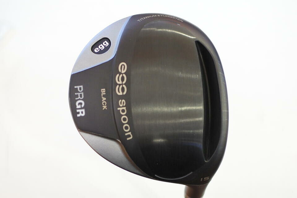 【中古】プロギア egg spoon BLACK フェアウェイウッド 3W 15° Sフレックス 43.0インチ ヘッドカバーあり Diamana for PRGR (egg) Cランク 右利き用 PRGR ゴルフクラブ ゴルフドゥ ゴルフ用品 GOLF DO 中古ゴ