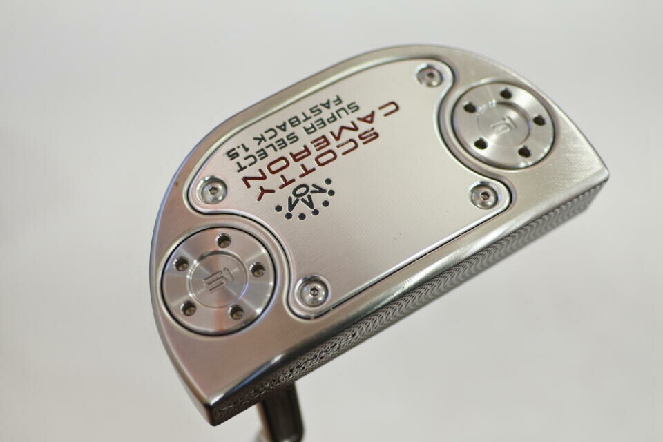 【中古】タイトリスト SC SUPER SELECT FASTBACK 1.5 パター 34.0インチ ヘッドカバーあり オリジナルスチール Cランク 右利き用 Titleist ゴルフクラブ スコッティキャメロン スーパーセレクト ファス