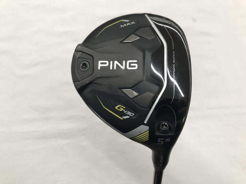 【中古】ピン G430 MAX フェアウェイウッド 5W 18° SRフレックス 42.5インチ ALTA J CB BLACK Cランク 右利き用 PING ゴルフクラブ G430マックス ゴルフドゥ ゴルフ用品 GOLF DO 中古ゴルフクラブ