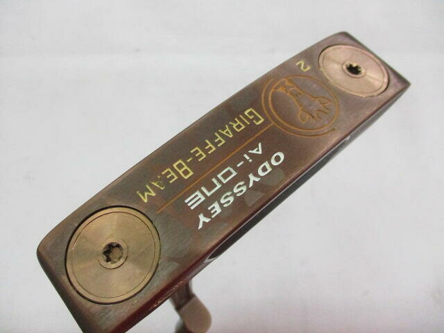 【中古】オデッセイ Ai-ONE GIRAFFE-BEAM #2 パター 34.0インチ ヘッドカバーあり STROKE RAB70 リシャフト品 Cランク 右利き用 ODYSSEY ゴルフクラブ ゴルフドゥ ゴルフ用品 GOLF DO 中古ゴルフクラブ