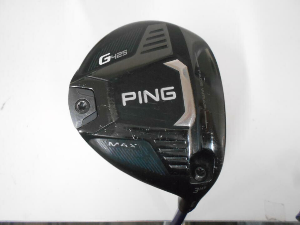 【中古】ピン G425 MAX フェアウェイウッド 3W 14.5° Sフレックス 43.0インチ ヘッドカバーあり Speeder661 Evo5 リシャフト品 Dランク 右利き用 PING ゴルフクラブ G425マックス ゴルフドゥ ゴルフ用品 G