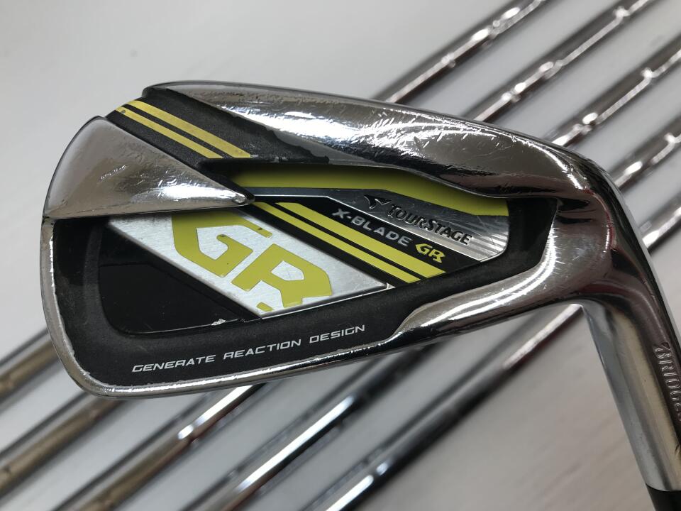 【中古】【訳あり】ブリヂストン ツアーステージ X-BLADE GR (2014) アイアンセット 25° Sフレックス 38.0インチ NSプロ950GHウエイトフロー Dランク 右利き用 BRIDGESTONE ゴルフクラブ ゴルフドゥ ゴ|ゴルフ ドゥ 中古クラブ店