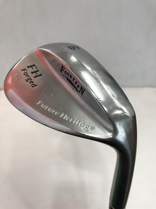 【中古】フォーティーン FH Forged V1 ニッケルクロム ウェッジ 60° WEDGEフレックス 35.0インチ TS-114w Dランク 右利き用 FOURTEEN ゴルフクラブ ゴルフドゥ ゴルフ用品 GOLF DO 中古ゴルフクラブ