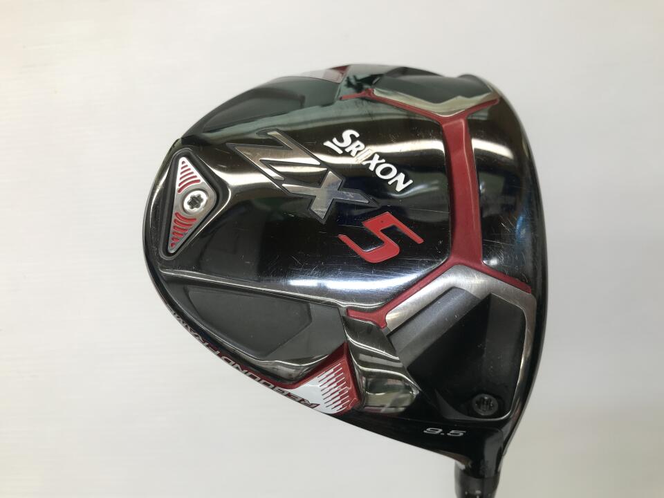 【中古】ダンロップ SRIXON ZX5 ドライバー 9.5° Sフレックス 45.75インチ ヘッドカバーあり SPEEDER NX GREEN60 リシャフト品 Cランク 右利き用 DUNLOP ゴルフクラブ スリクソンZX5 ゴルフドゥ ゴルフ用