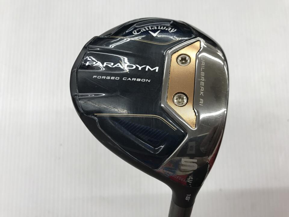 【中古】キャロウェイ PARADYM フェアウェイウッド 5W 18&deg; Sフレックス 43.0インチ The ATTAS 6 リシャフト品 Cランク 右利き用 Callaway ゴルフクラブ パラダイム ゴルフドゥ ゴルフ用品 GOLF DO 中古ゴ｜ゴルフ ドゥ 中古クラブ店