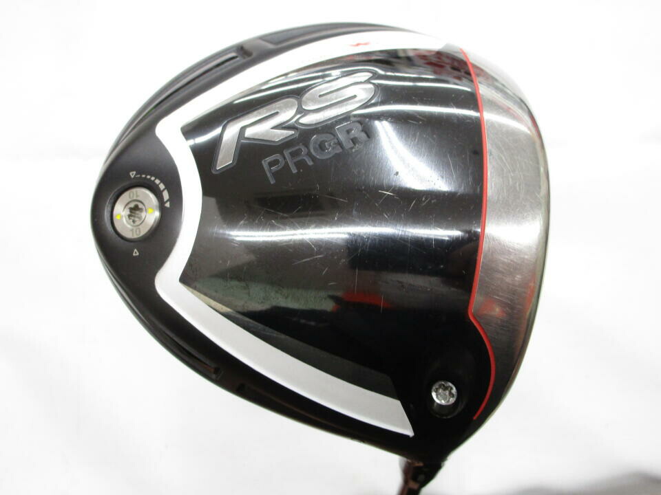 【中古】プロギア RS 2018 ドライバー 9.5° Sフレックス 45.5インチ ヘッドカバーあり ◆リシャフト◆ディアマナ BF60 リシャフト品 Cランク 右利き用 PRGR ゴルフクラブ ゴルフドゥ ゴルフ用品 GOL