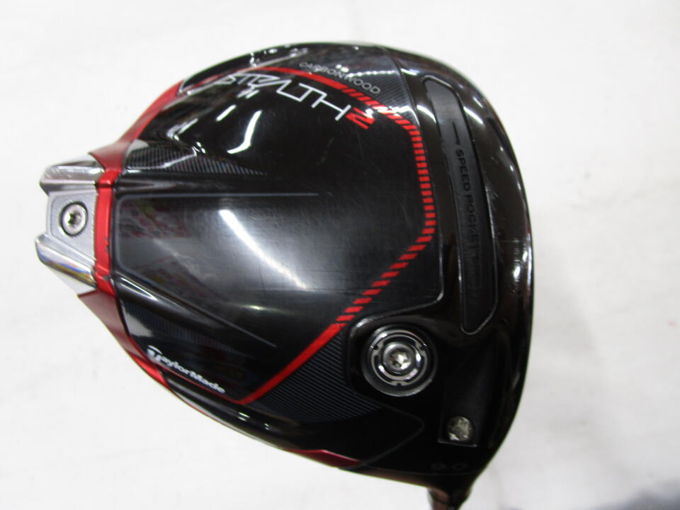 【中古】テーラーメイド STEALTH2 ドライバー 9° Sフレックス 45.0インチ ヘッドカバーあり ◆リシャフト◆ATTAS　G7　6 リシャフト品 Cランク 右利き用 Taylormade ゴルフクラブ ステルス2 ゴルフド
