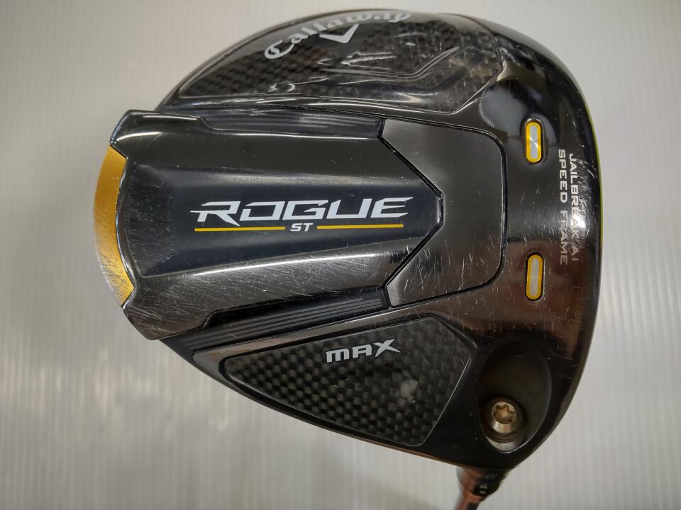 【中古】キャロウェイ ROGUE ST MAX ドライバー 9&deg; Sフレックス 45.5インチ ヘッドカバーあり ツアーAD UB-6 リシャフト品 Dランク 右利き用 Callaway ゴルフクラブ ローグSTマックス ゴルフドゥ ゴル｜ゴルフ ドゥ 中古クラブ店