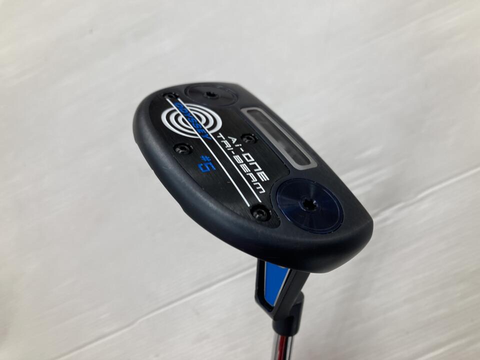 【中古】オデッセイ Ai-ONE TRI-BEAM #5 パター 34.0インチ ヘッドカバーあり STROKE LAB　９０ リシャフト品 Cランク 右利き用 ODYSSEY ゴルフクラブ ゴルフドゥ ゴルフ用品 GOLF DO 中古ゴルフクラブ