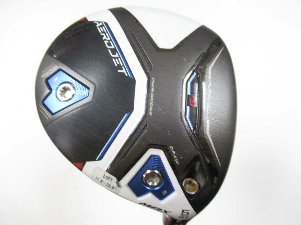 【中古】コブラ AEROJET MAX フェアウェイウッド 5W 18.5° SRフレックス 42.75インチ ヘッドカバーあり SPEEDER NX for Cobra(AEROJET) Cランク 右利き用 COBRA ゴルフクラブ エアロジェットマックス ゴルフド