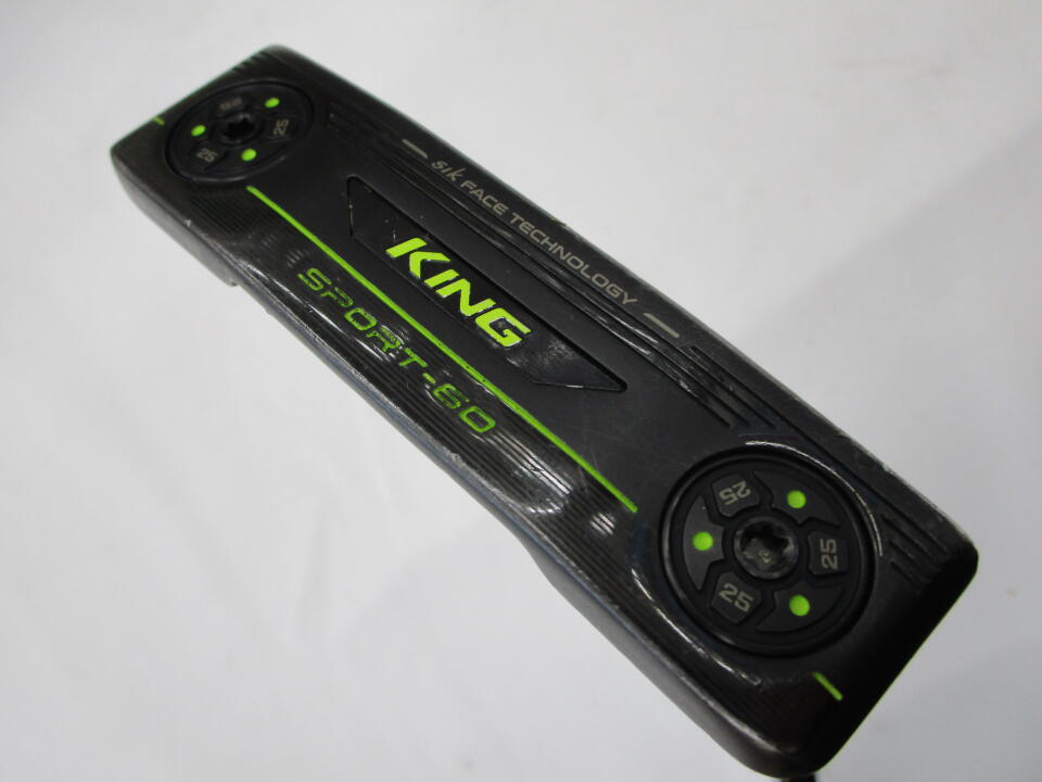 【中古】コブラ KING VINTAGE SPORT-60 パター 34.0インチ ヘッドカバーあり KBS CT TOUR PUTTER 120 Dランク 右利き用 COBRA ゴルフクラブ キング ヴィンテージ スポーツ60 ゴルフドゥ ゴルフ用品 GOLF DO 中古