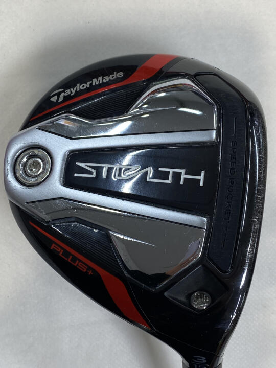 【中古】テーラーメイド STEALTH PLUS+ フェアウェイウッド 3W 15° Sフレックス 43.0インチ ヘッドカバーあり ATTAS MB FW65 リシャフト品 Cランク 右利き用 Taylormade ゴルフクラブ ステルスプラス ゴル