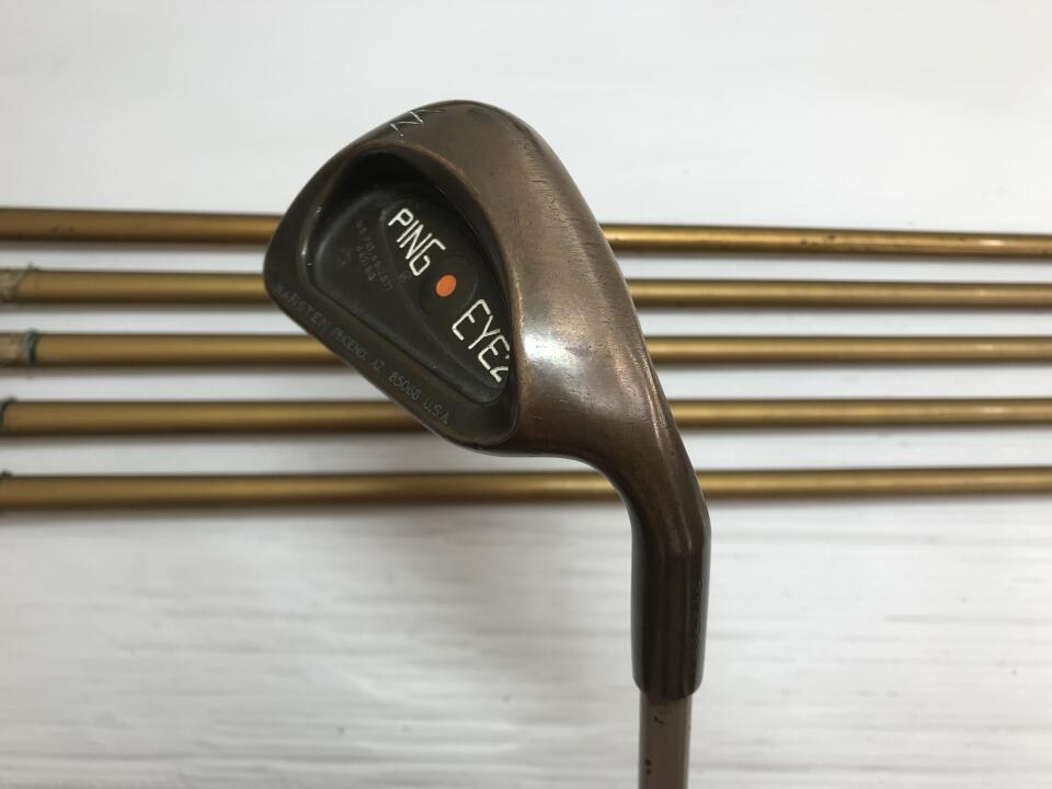 【中古】【訳あり】ピン EYE2 プラスカッパー アイアンセット 37.75インチ オリジナルカーボン Dランク 右利き用 PING ゴルフクラブ ゴルフドゥ ゴルフ用品 GOLF DO 中古ゴルフクラブ
