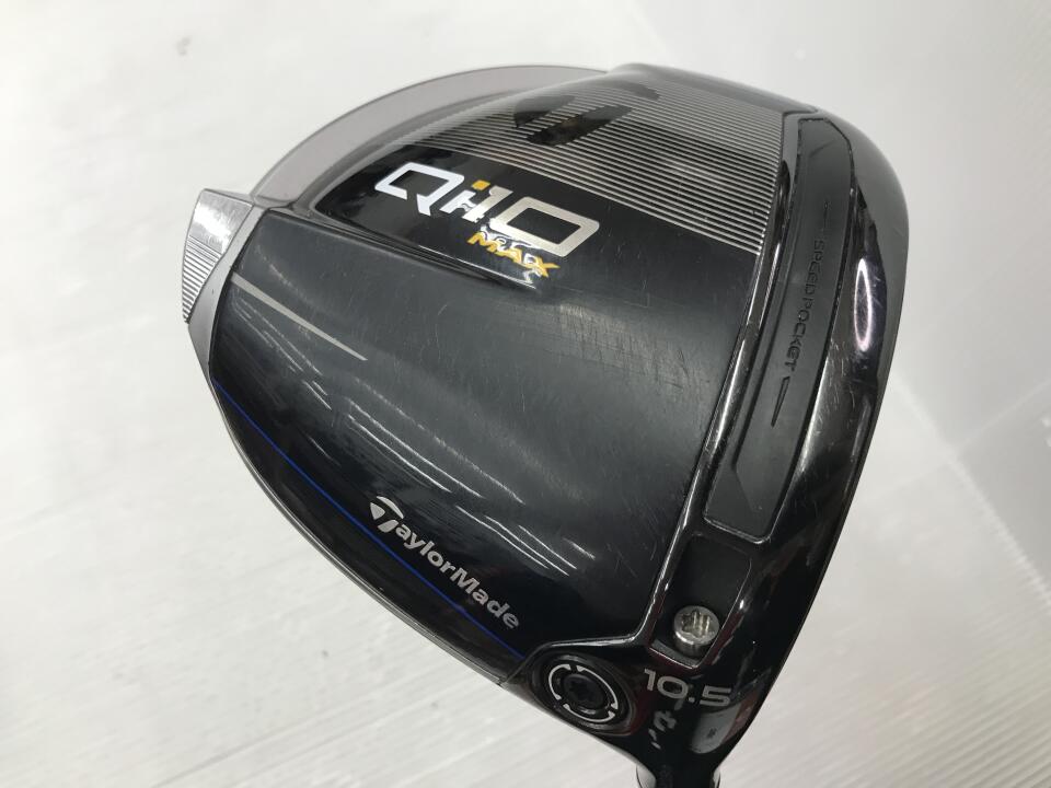 【中古】テーラーメイド Qi10 MAX ドライバー 10.5° Sフレックス 45.0インチ ディアマナ　PD50 リシャフト品 Dランク 右利き用 Taylormade ゴルフクラブ Qi10マックス ゴルフドゥ ゴルフ用品 GOLF DO 中