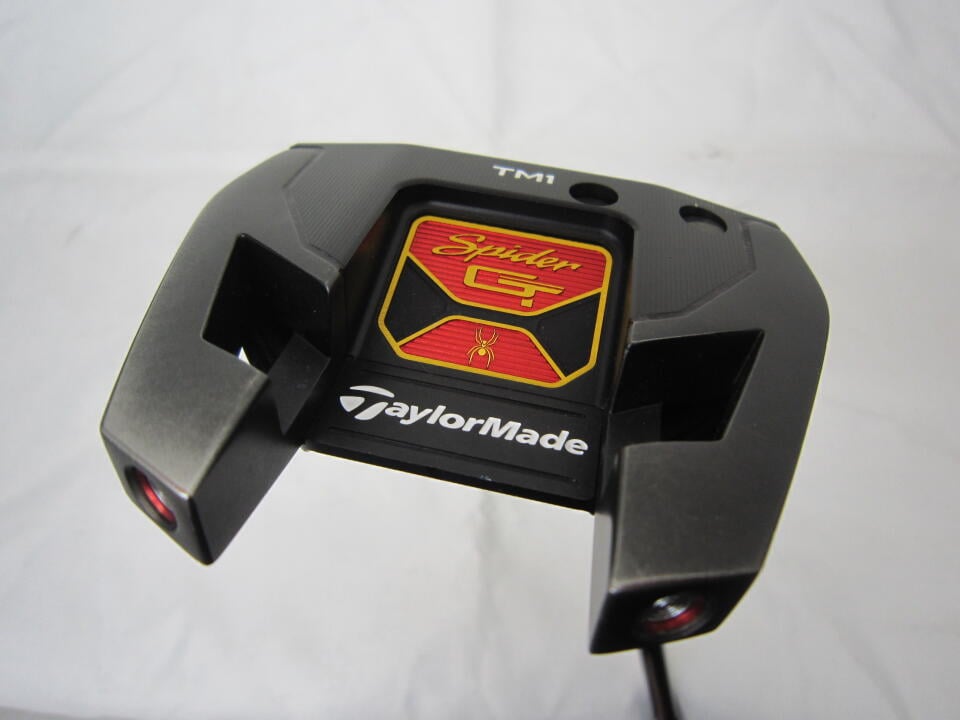【中古】テーラーメイド Spider GT BLACK TM1 パター 33.0インチ ヘッドカバーあり オリジナルスチール Cランク 右利き用 Taylormade ゴルフクラブ ゴルフドゥ ゴルフ用品 GOLF DO 中古ゴルフクラブ