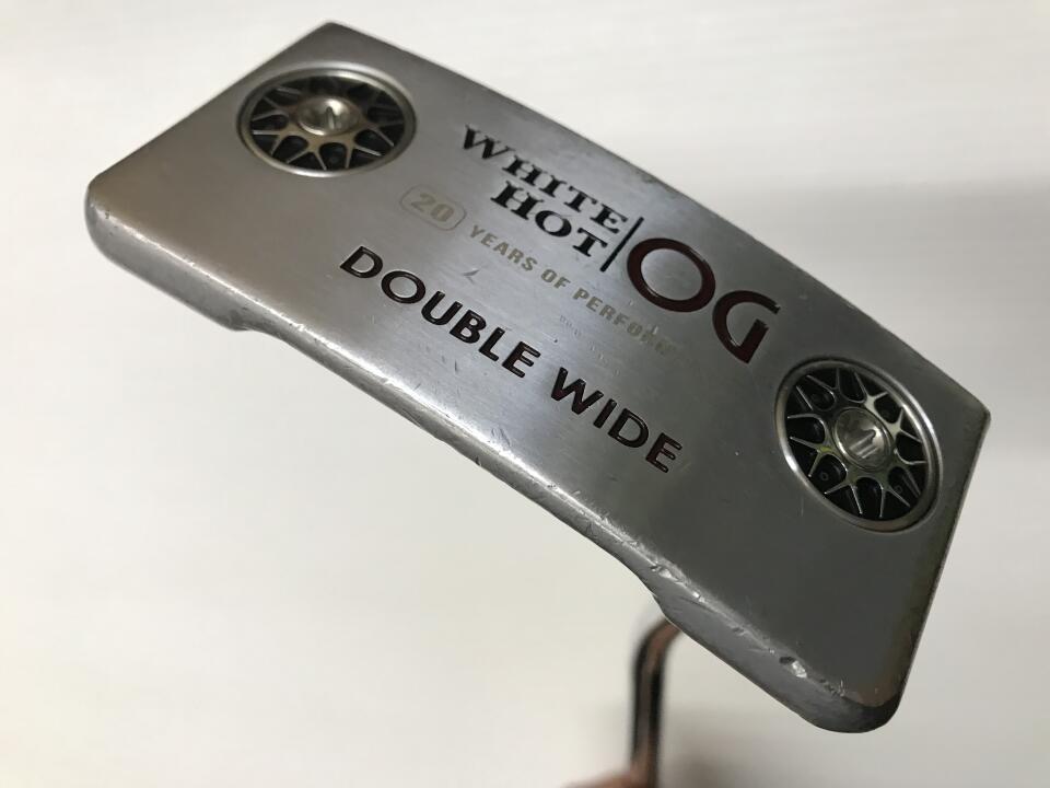 【中古】オデッセイ ホワイト ホット OG DOUBLE WIDE パター 34.0インチ ヘッドカバーあり STROKE LAB Dランク 右利き用 ODYSSEY ゴルフクラブ ゴルフドゥ ゴルフ用品 GOLF DO 中古ゴルフクラブ