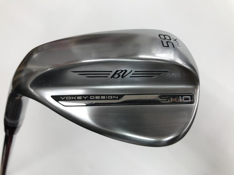 【中古】タイトリスト VOKEY SM10 ツアークローム ウェッジ 58° WEDGEフレックス 34.75インチ BV105 Cランク 左利き用 Titleist ゴルフクラブ ボーケイSM10 ゴルフドゥ ゴルフ用品 GOLF DO 中古ゴルフクラ