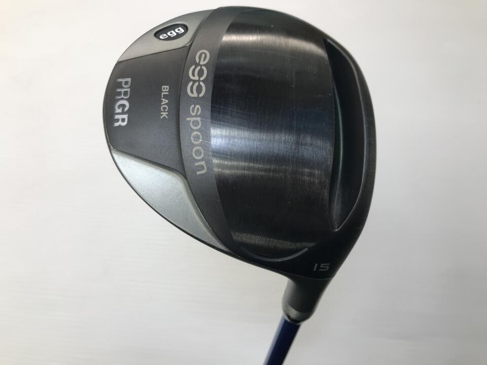【中古】プロギア egg spoon BLACK フェアウェイウッド 3W 15° Sフレックス 43.25インチ ツアーAD GT-6 リシャフト品 Cランク 右利き用 PRGR ゴルフクラブ ゴルフドゥ ゴルフ用品 GOLF DO 中古ゴルフクラ