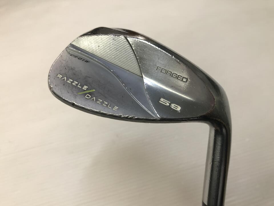 【中古】ラズル･ダズル CS-01W ウェッジ 58° R300フレックス 35.5インチ ダイナミックゴールド リシャフト品 Dランク 右利き用 RAZZLE DAZZLE ゴルフクラブ ゴルフドゥ ゴルフ用品 GOLF DO 中古ゴルフ