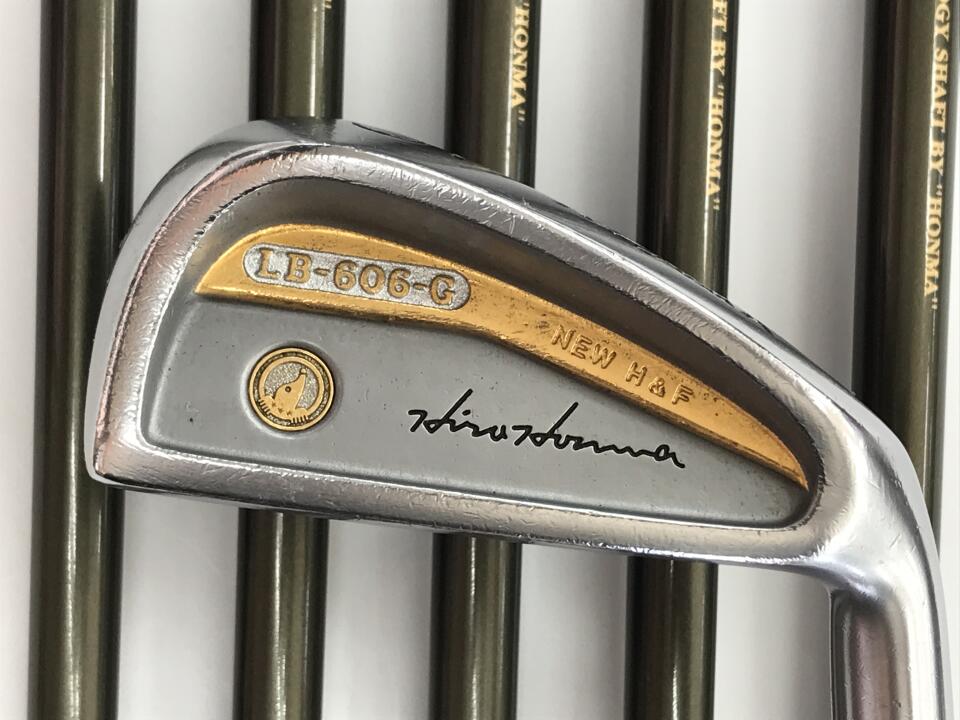 【中古】ホンマゴルフ LB-606 G NEW H&F アイアンセット 37.75インチ スーパーフェライトカーボン 3S Dランク 右利き用 ゴルフクラブ ゴルフドゥ ゴルフ用品 GOLF DO 中古ゴルフクラブ|ゴルフ ドゥ 中古クラブ店