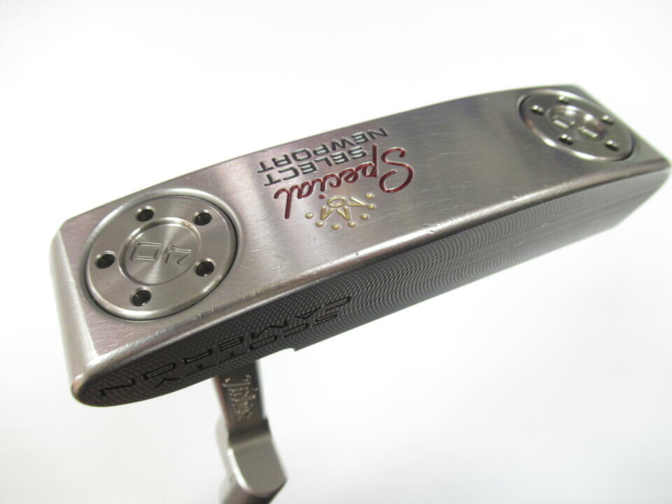 【中古】タイトリスト SC Special SELECT NEWPORT パター 32.5インチ ヘッドカバーあり N.S.PRO（スチール） リシャフト品 Cランク 右利き用 Titleist ゴルフクラブ スコッティキャメロン スペシャルセレ