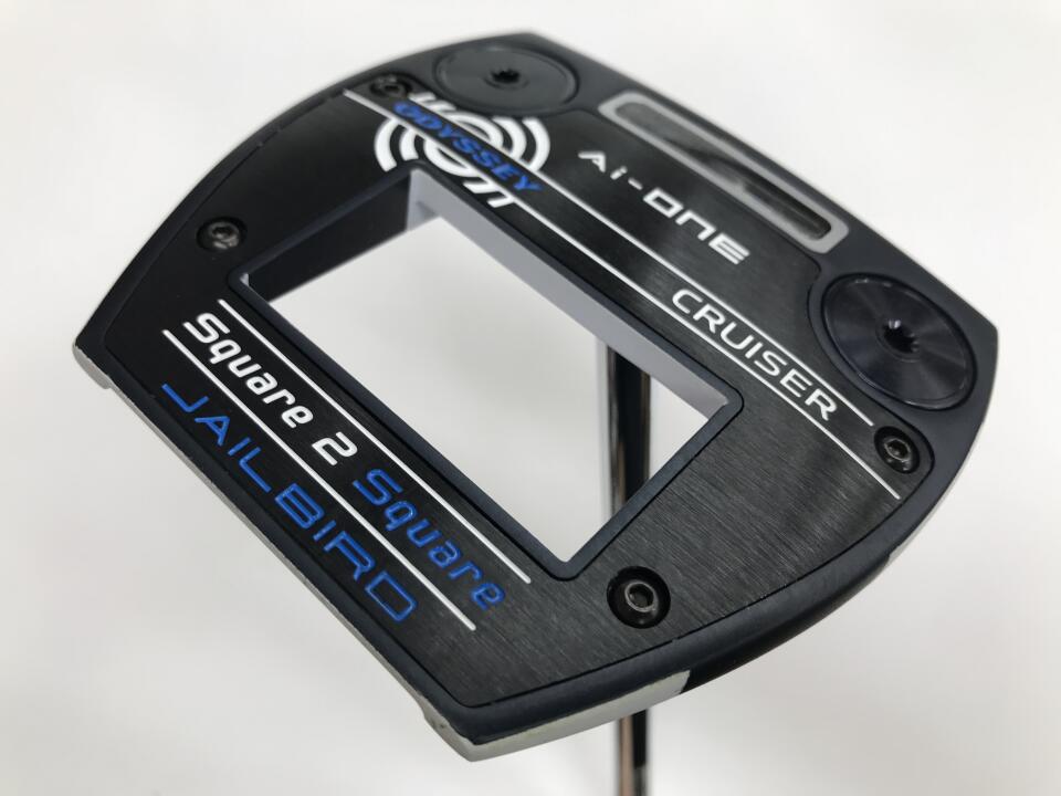 【中古】オデッセイ Ai-ONE Square 2 Square CRUISER JAILBIRD パター 37.5インチ ヘッドカバーあり オリジナルスチール Cランク 右利き用 ODYSSEY ゴルフクラブ ゴルフドゥ ゴルフ用品 GOLF DO 中古ゴルフク