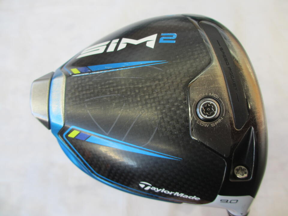 【中古】テーラーメイド SIM2 ドライバー 9.0° Sフレックス 45.25インチ ヘッドカバーあり Diamana ZF50 リシャフト品 Cランク 右利き用 Taylormade ゴルフクラブ シム2 ゴルフドゥ ゴルフ用品 GOLF DO 中