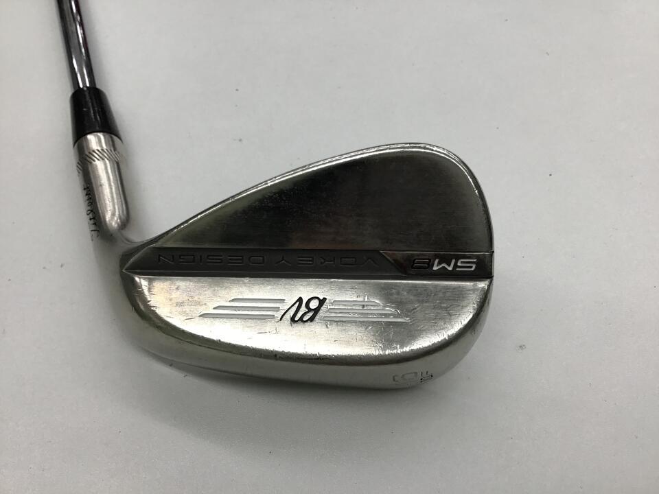 【中古】タイトリスト ボーケイ SM8 ツアークローム ウェッジ 46° WEDGEフレックス 35.75インチ ﾀﾞｲﾅﾐｯｸｺﾞｰﾙﾄﾞ リシャフト品 Dランク 右利き用 Titleist ゴルフクラブ ゴルフドゥ ゴ