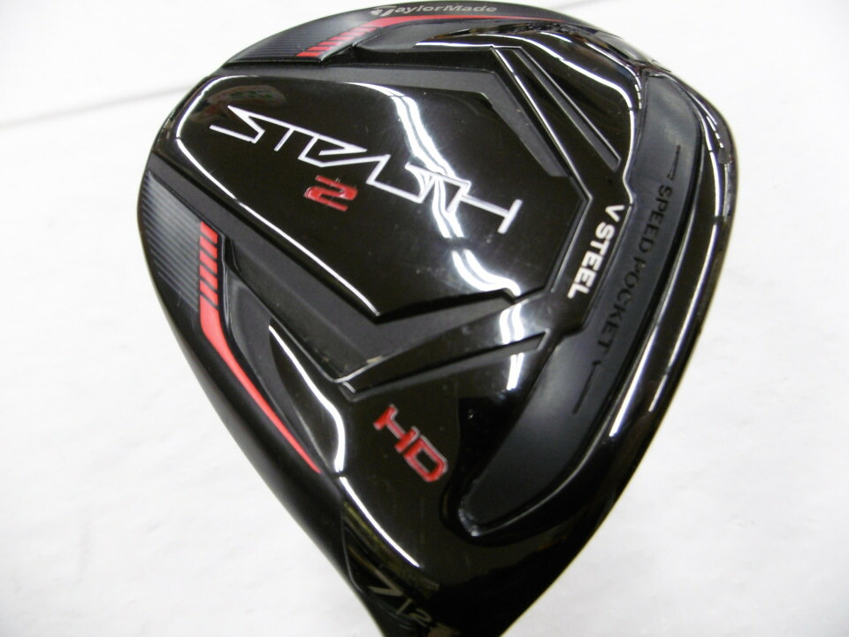 【中古】テーラーメイド STEALTH2 HD フェアウェイウッド 7W 23° Sフレックス 41.5インチ ヘッドカバーあり Speeder　EVOLUTION７ FW　50 リシャフト品 Dランク 右利き用 Taylormade ゴルフクラブ ステルス2